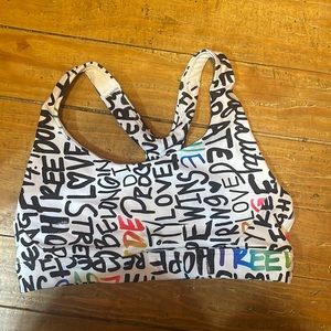 Athleta Pride set bra size small - worn once